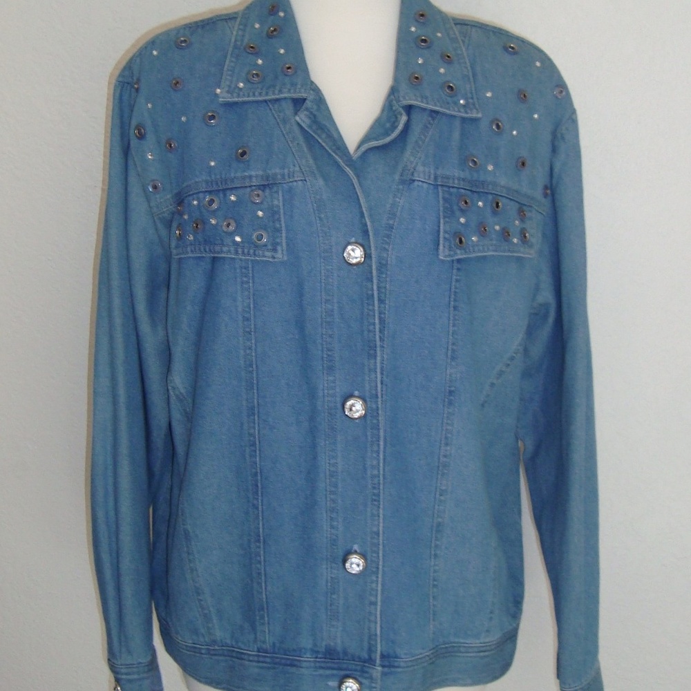 Saint Germain Paris Embellished Denim Jacket